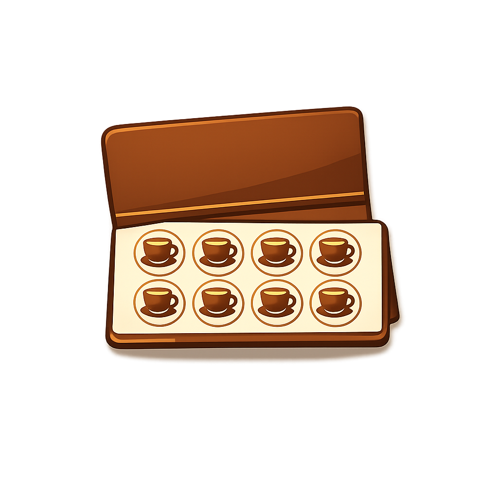 カフェぽスタンプカード
